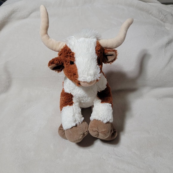 BuildABear Toys Build A Bear Longhorn Cow Bull Steer Plush